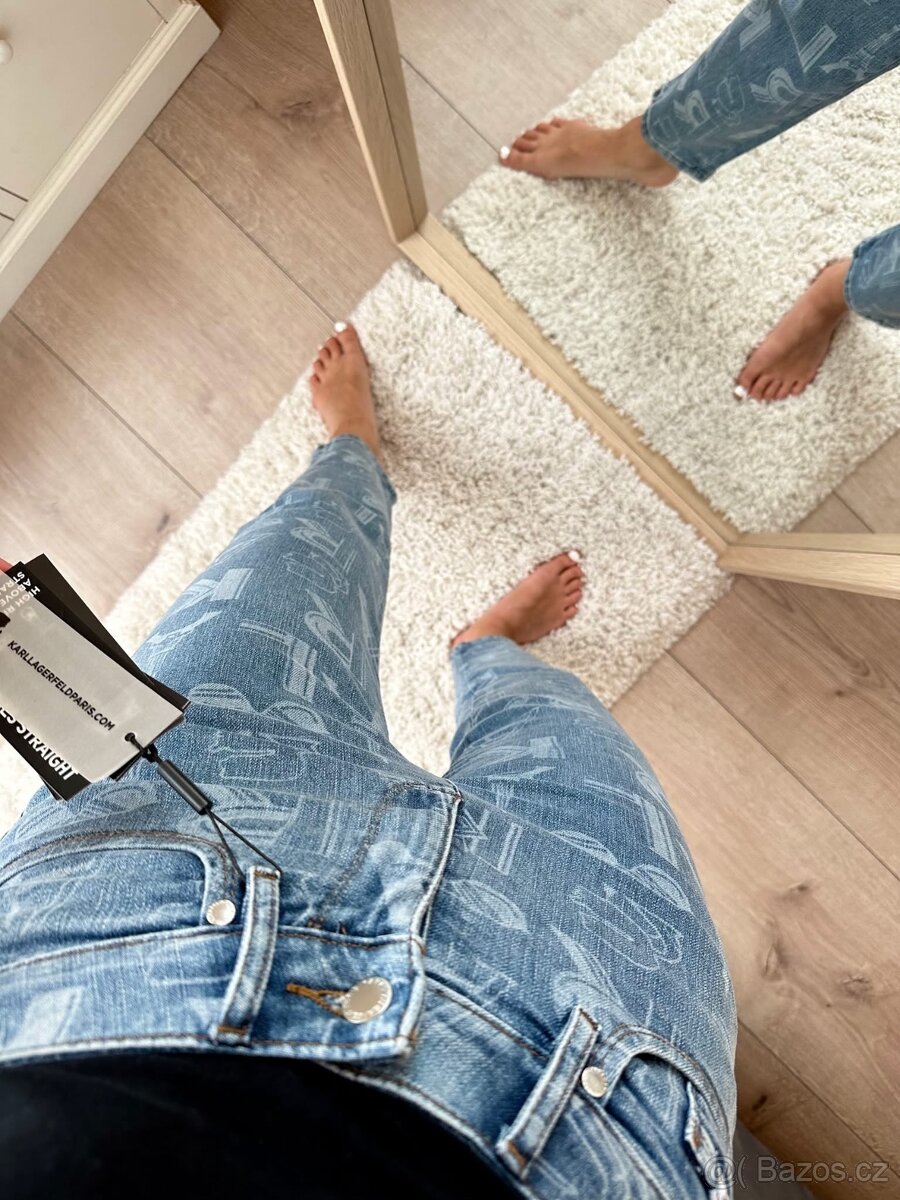 KARL LAGERFELD DŽÍNY - 5