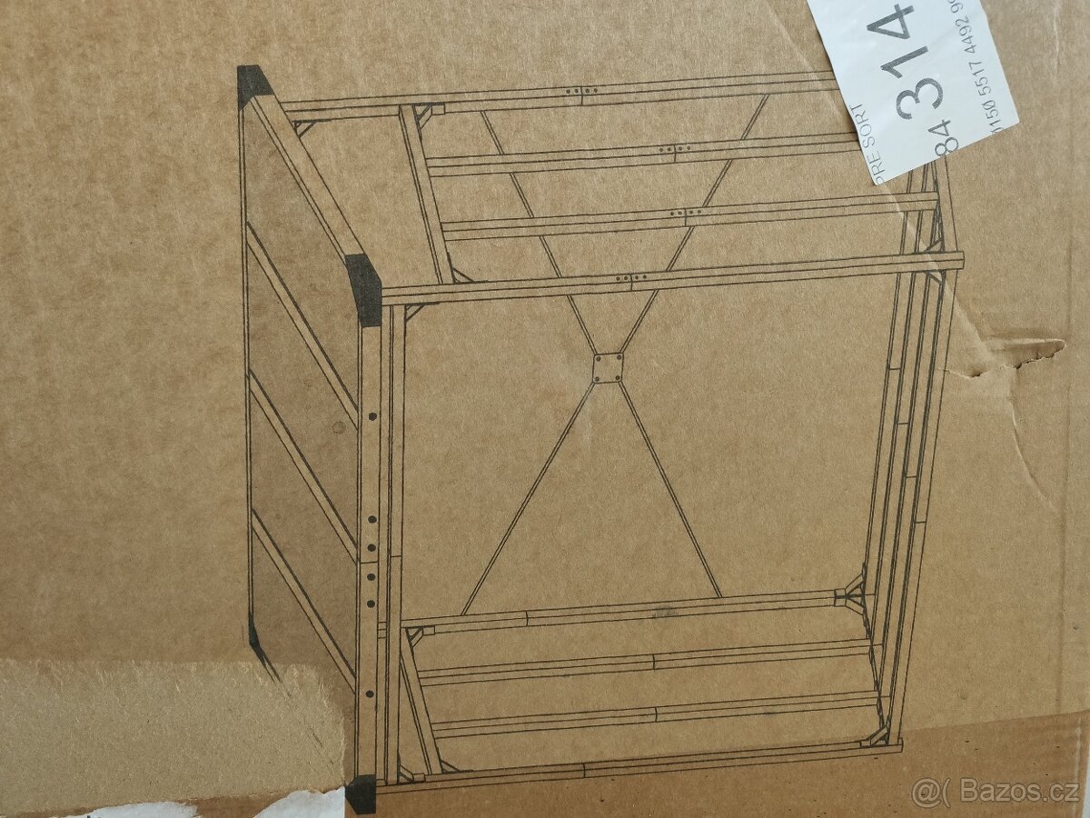 Stojan na dřevo - dřevník - 5