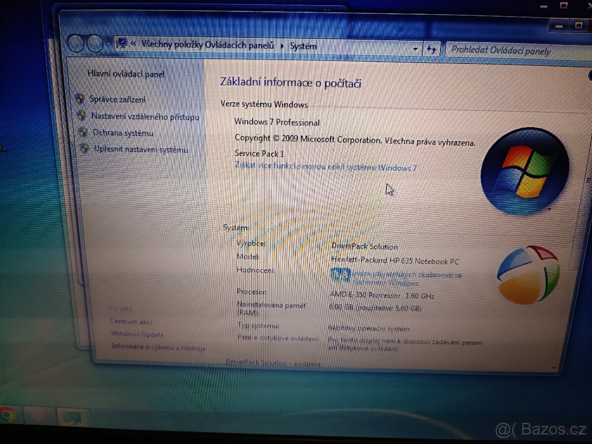 Prodám notebook hp635 ,popř výměna za starší macbook - 5