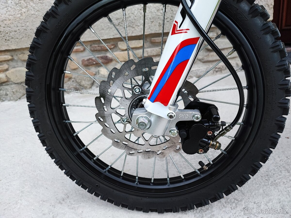 JJM PITBIKE Y140 DUAL PURPOSE 17/14 červená - zánovní moto