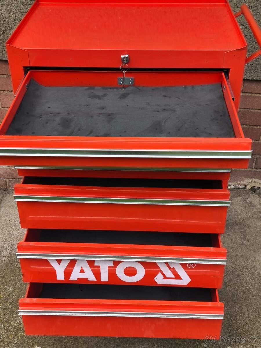 Prodám VELKÝ dílenský vozík na nářadí YATO YT-0913 se 6 zásu - 5