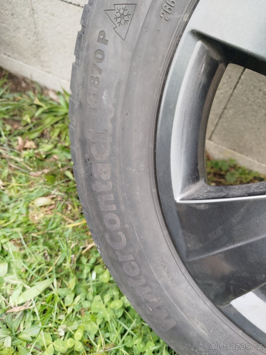ALU kola Škoda 16” + zimní pneu Continental – TOP STAV 🔥 - 5