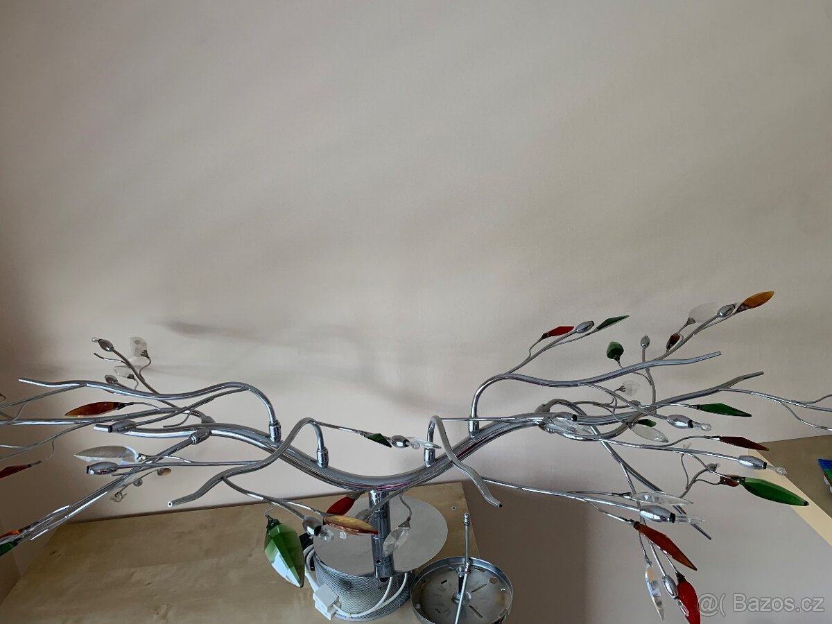 Designové stropní svítidlo / lustr "Bonsai" chrom + barevn - 5