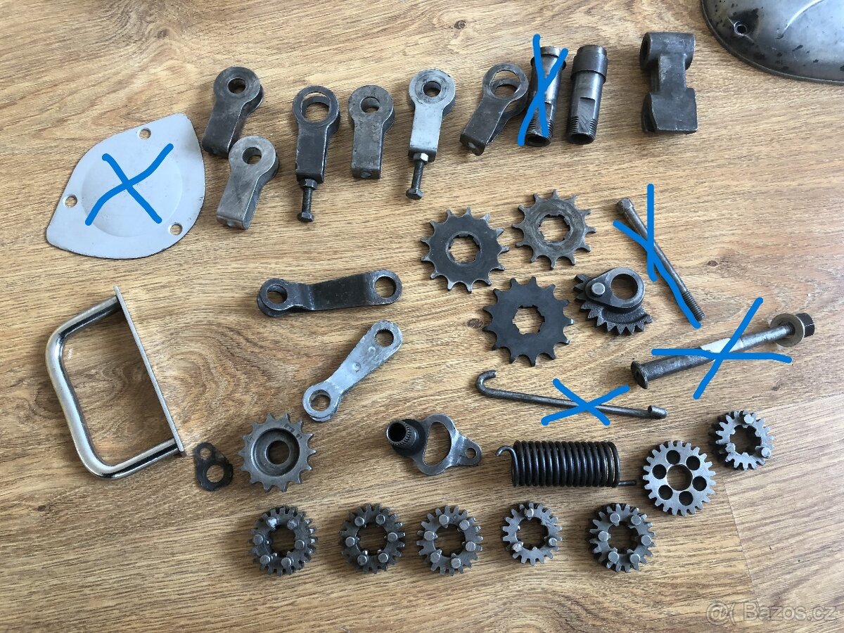 Prodám náhradní díly na jawa 50 typ 20 21 a 23 - 5