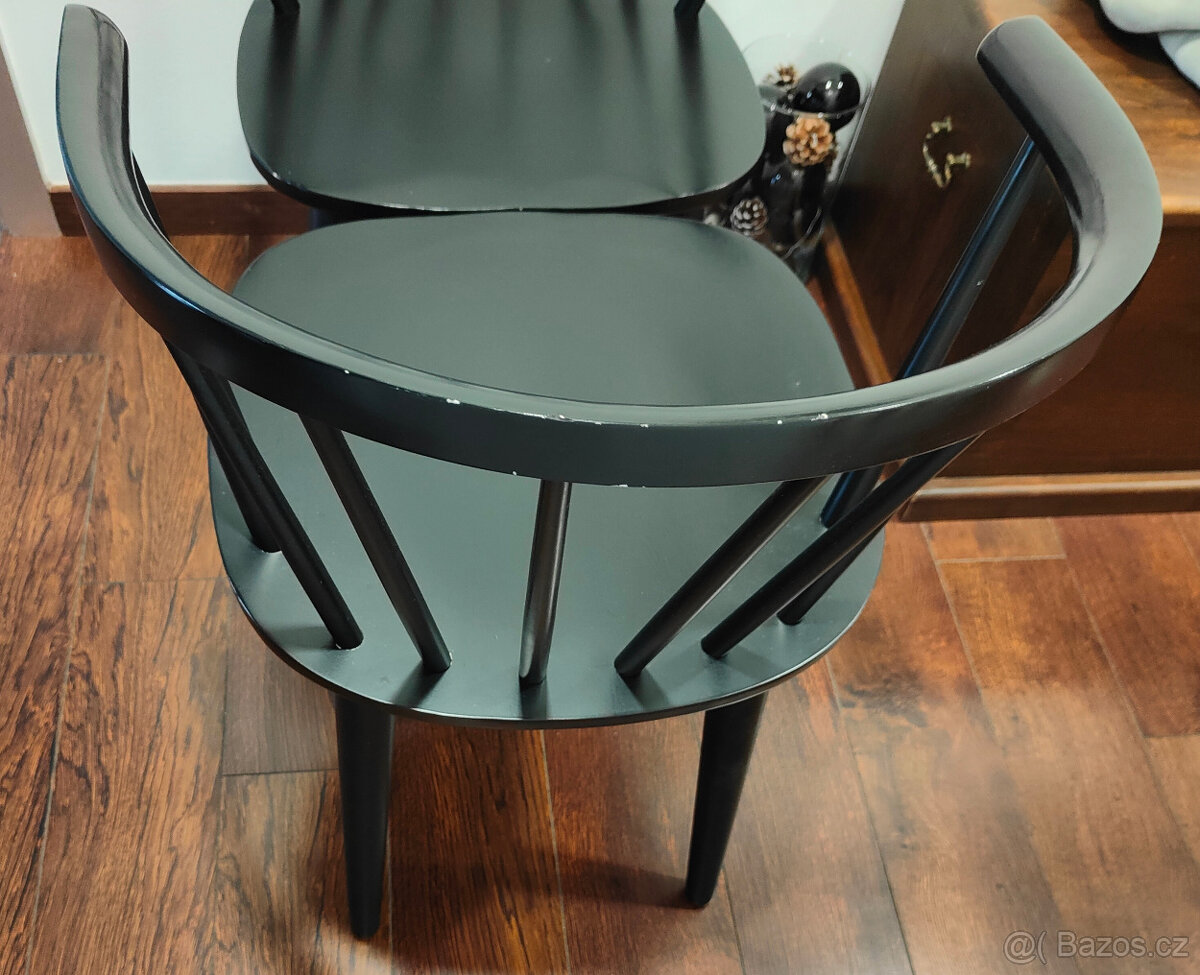 Černé designové židle - 5