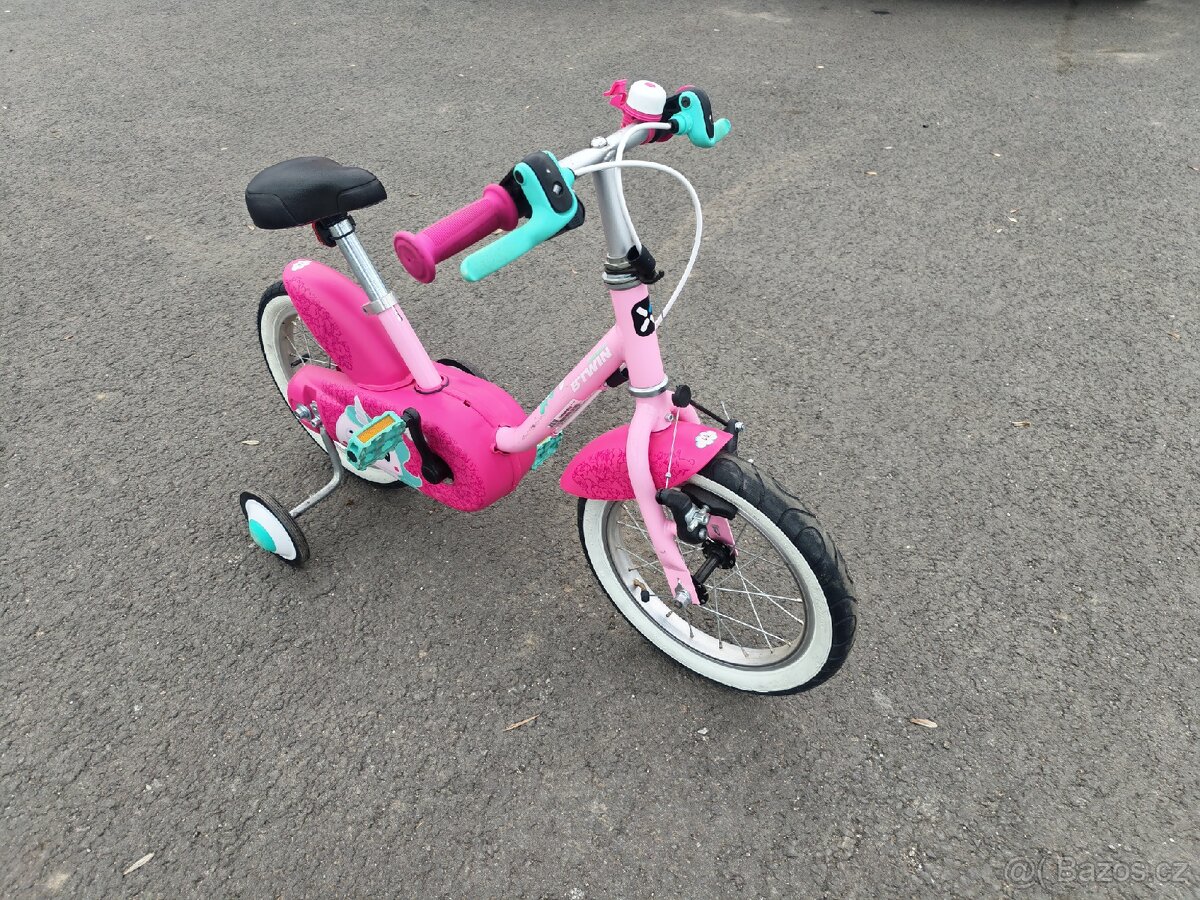 Prodám Dětská kola 14" ( dívčí ) Decathlon B-twin , - 5