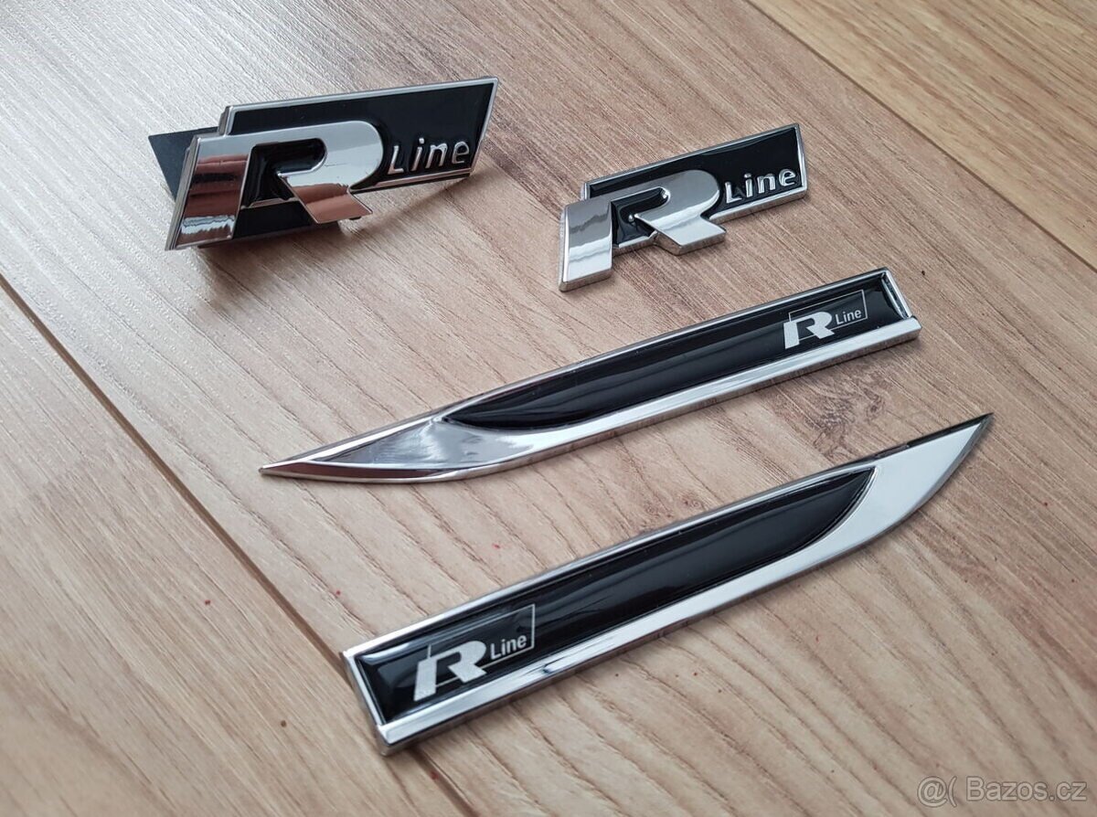 Rline napisy logo znaky nalepky R-line - 5