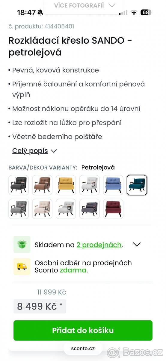 Křeslo rozkládací - 5