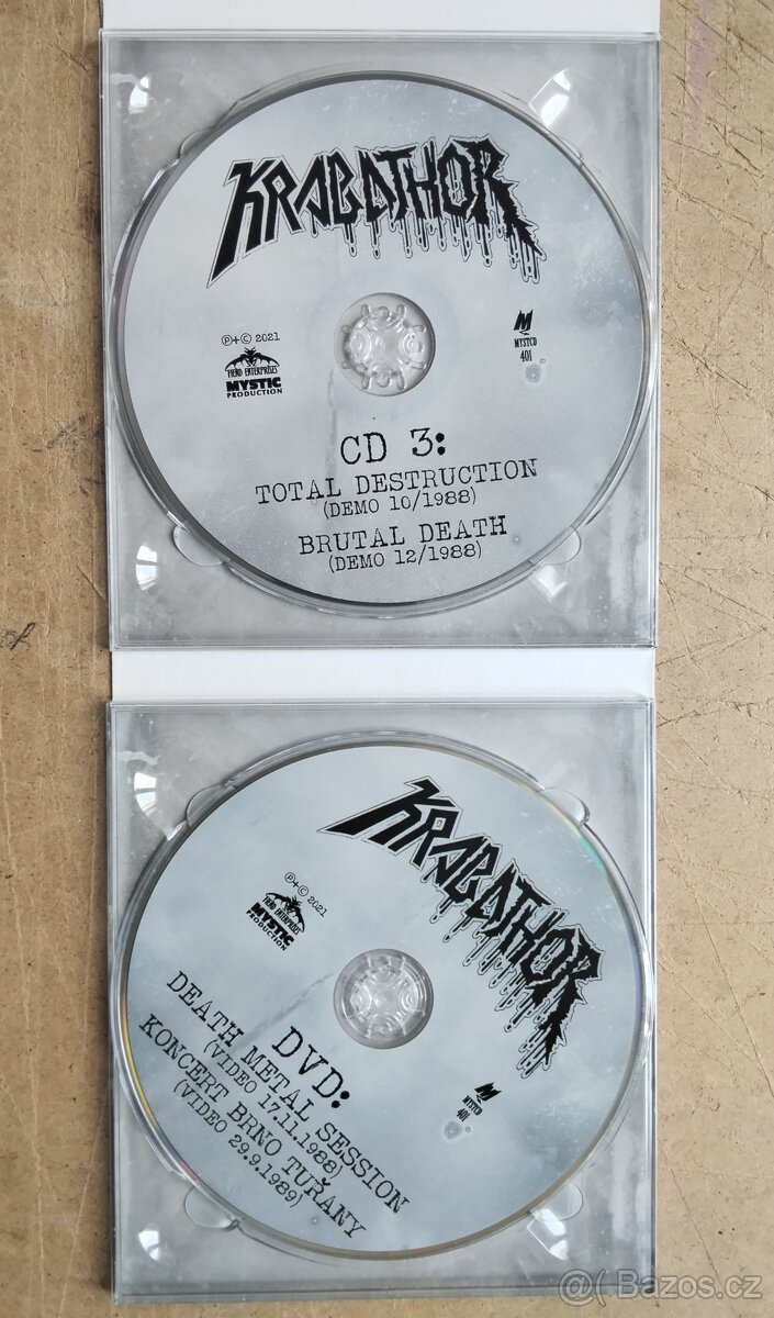 Krabathor - Demonizer Mortal Memories II 3cd+dvd - 5