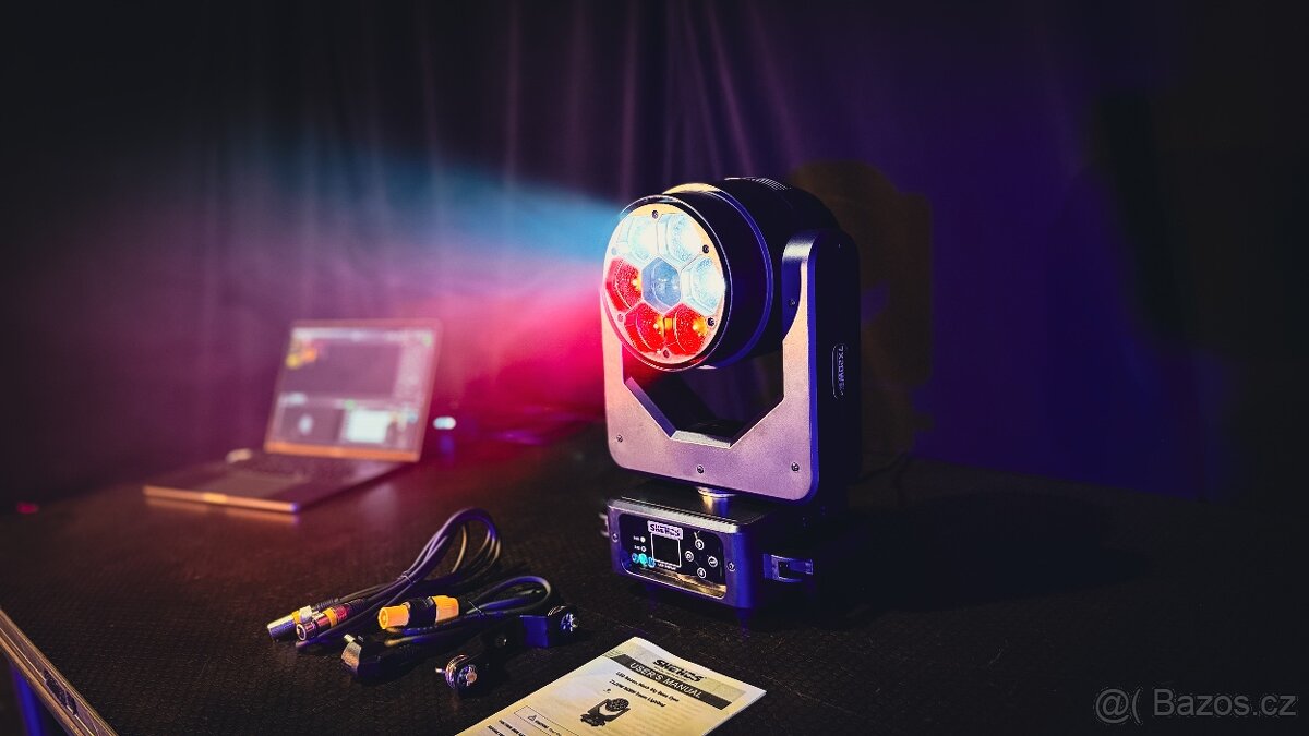 SHEHDS BeeEye 7x20W LED Beam & Wash Otočná hlava - 5