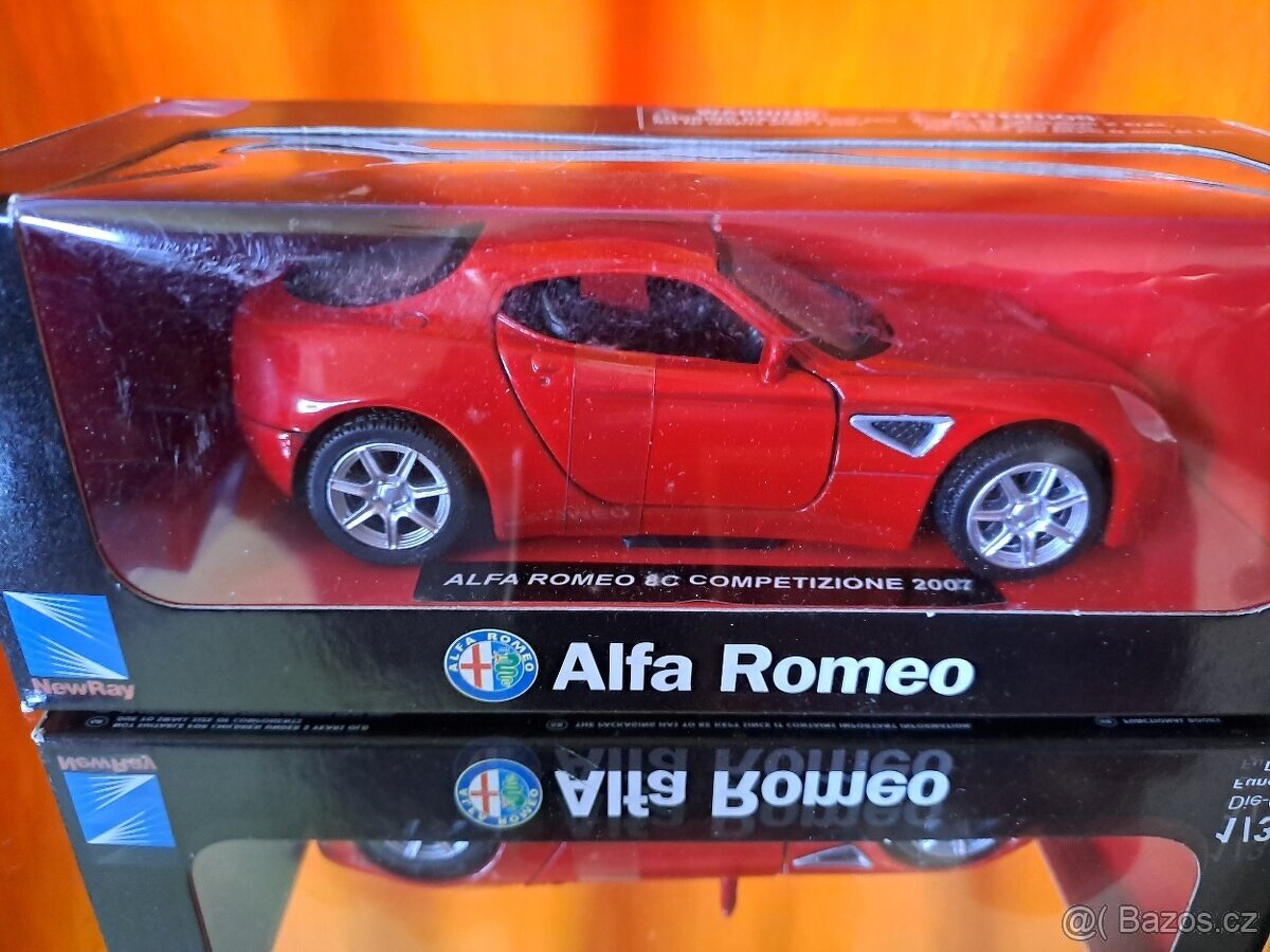 Kovové modely aut značek Maisto, NewRay, Hongwell, Cararama - 5