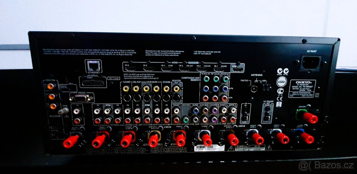 Onkyo receiver 7.2 TX-NR 807, VÁNOČNÍ SLEVA -1500Kč - 5