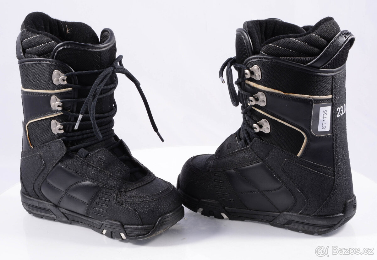 Použité snowboardové boty NITRO, čierné/bielé - 5