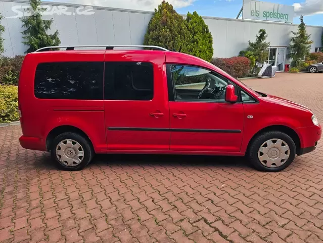 VW Caddy Maxi 1.9TDI 77kW,7míst,tažné,2009,Bez koroze - 5