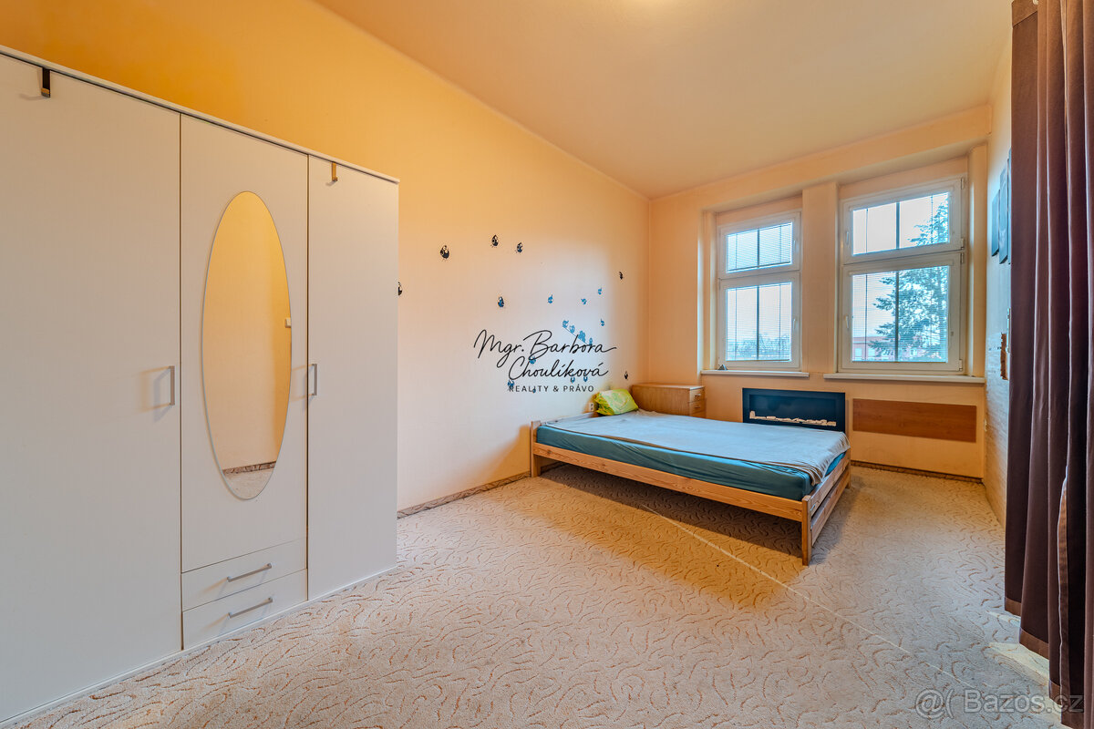 Prodej krásného bytu 2+kk s předzahrádkou a zahradou v ul. E - 5