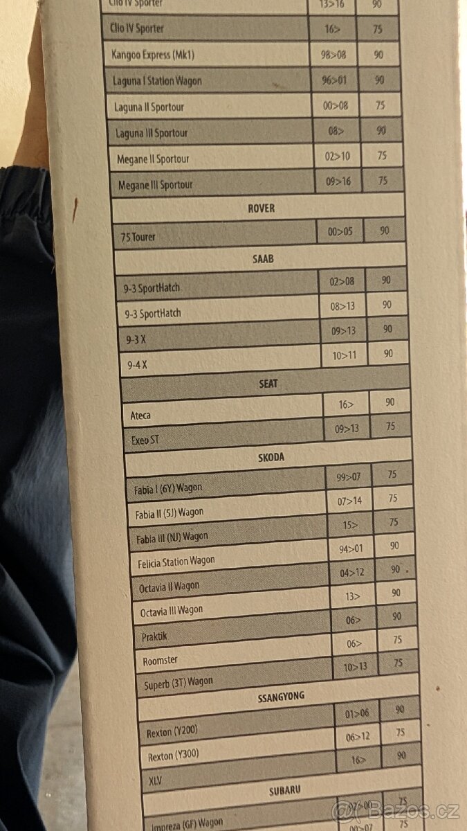 Střešní nosič (2 příčníky) - NOVÝ - 5