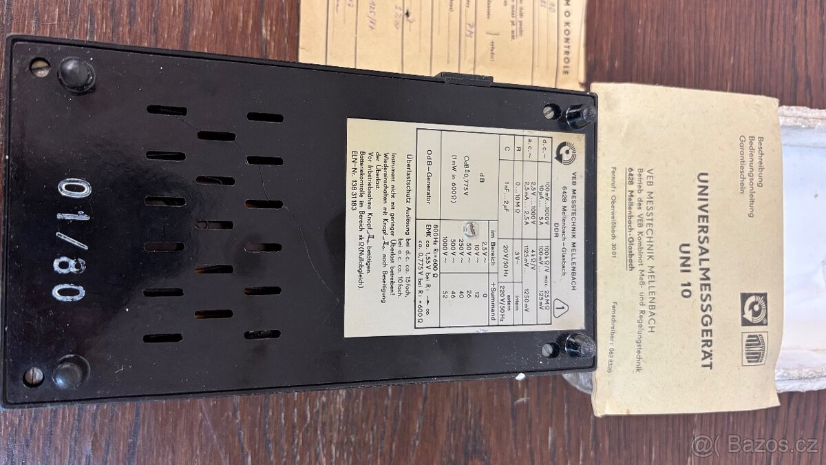 Měřící přístroj UNI 10 - 5