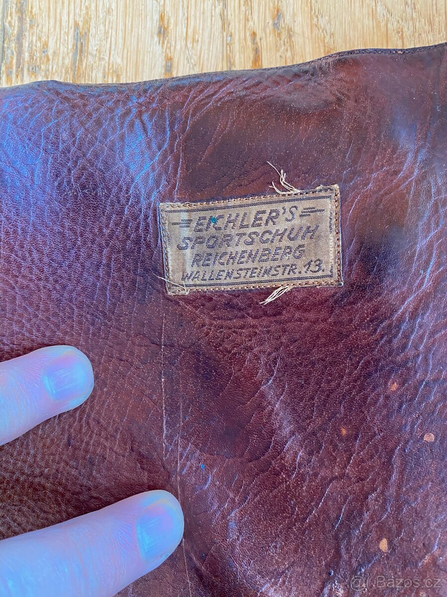 Vysoké kožené šněrovací boty - 5