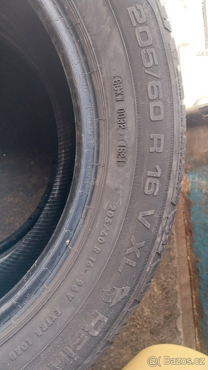 Prodám 2 x letní pneu Uniroyal 205/60/16 - 5