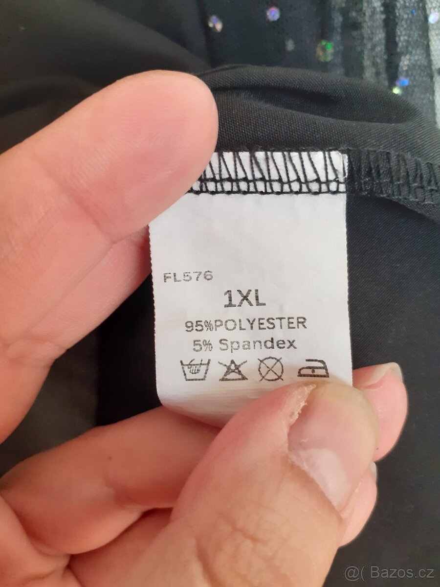 Dámská halenka se síťovanými rukávy SHEIN 46 - 5