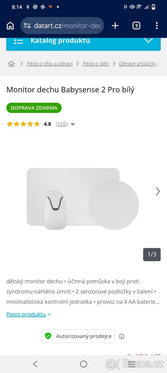 Monitor dechu babysense 2 pro - 5