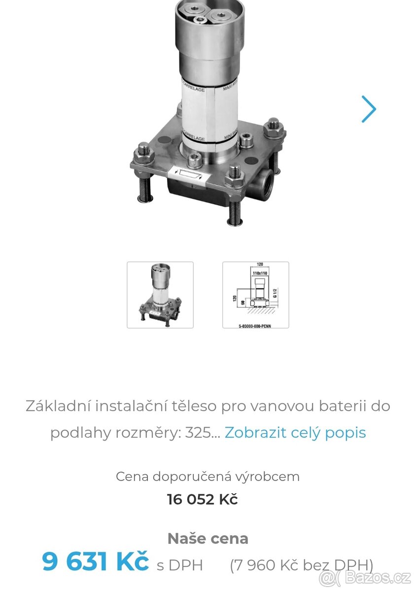 Vanová baterie Laufen Kartell - 5