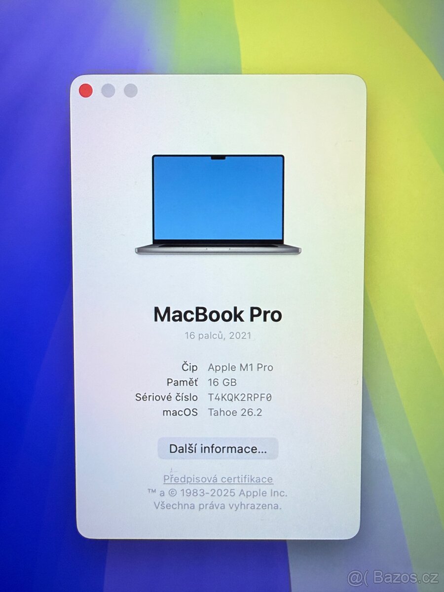 MacBook PRO 16” M1 PRO - 5