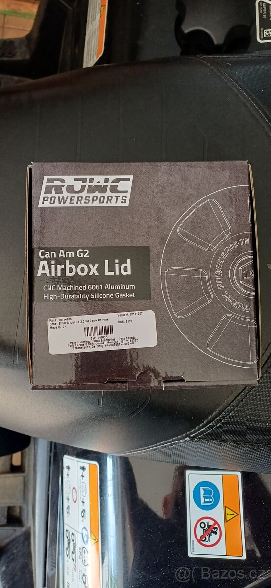Can Am Outlander RJWC víčko filtrboxu