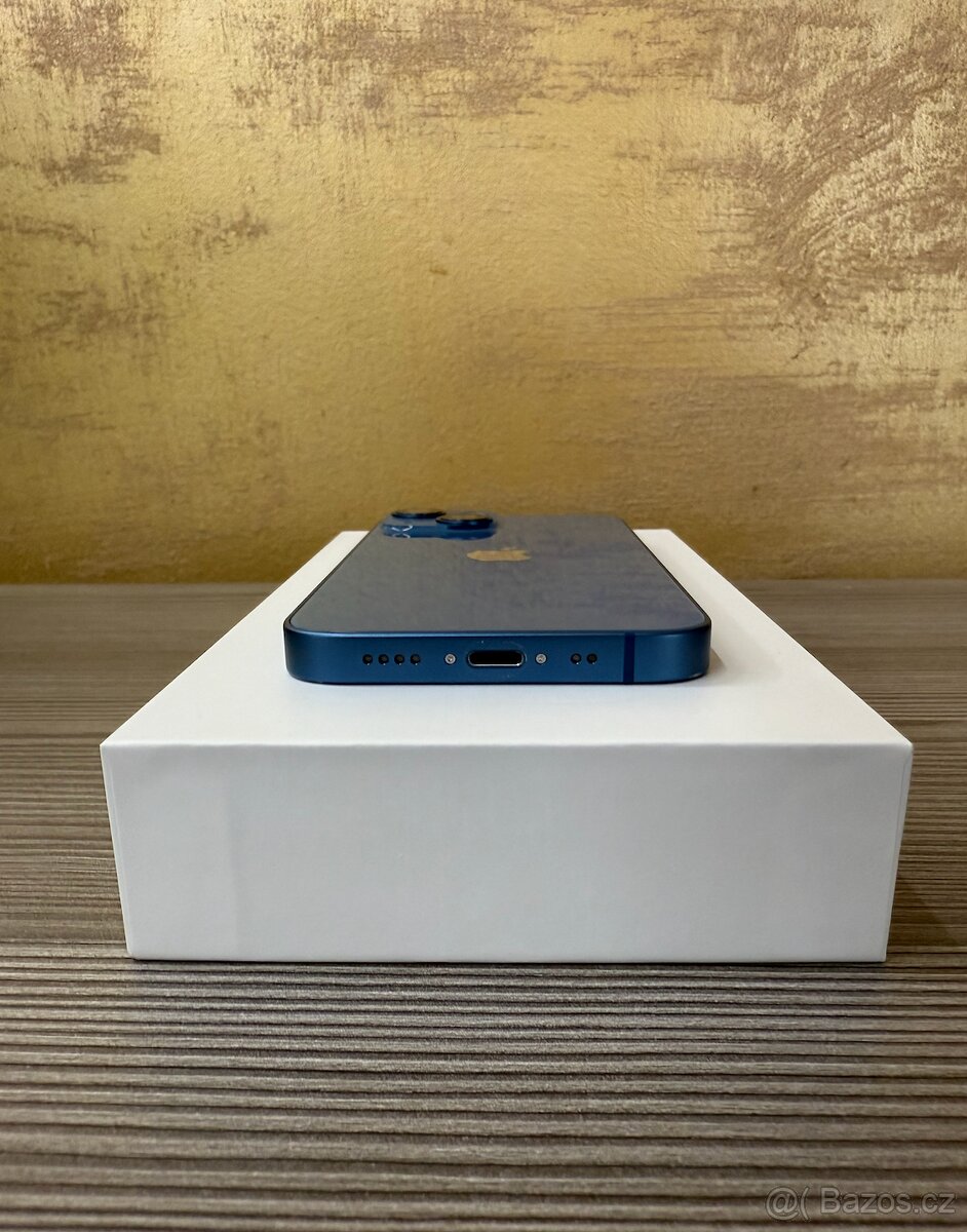 Apple iPhone 13 mini 128GB modrý, baterie 100% - 5