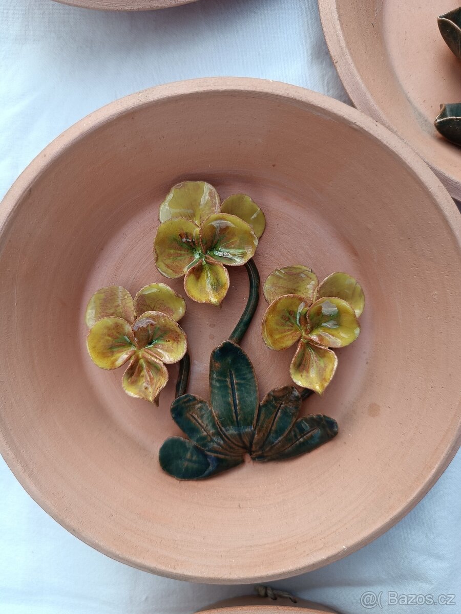 Keramické dekorační talířky - 5