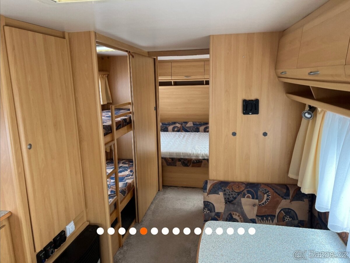 Karavan Dethleffs 650 - 2osy, předstan - 5