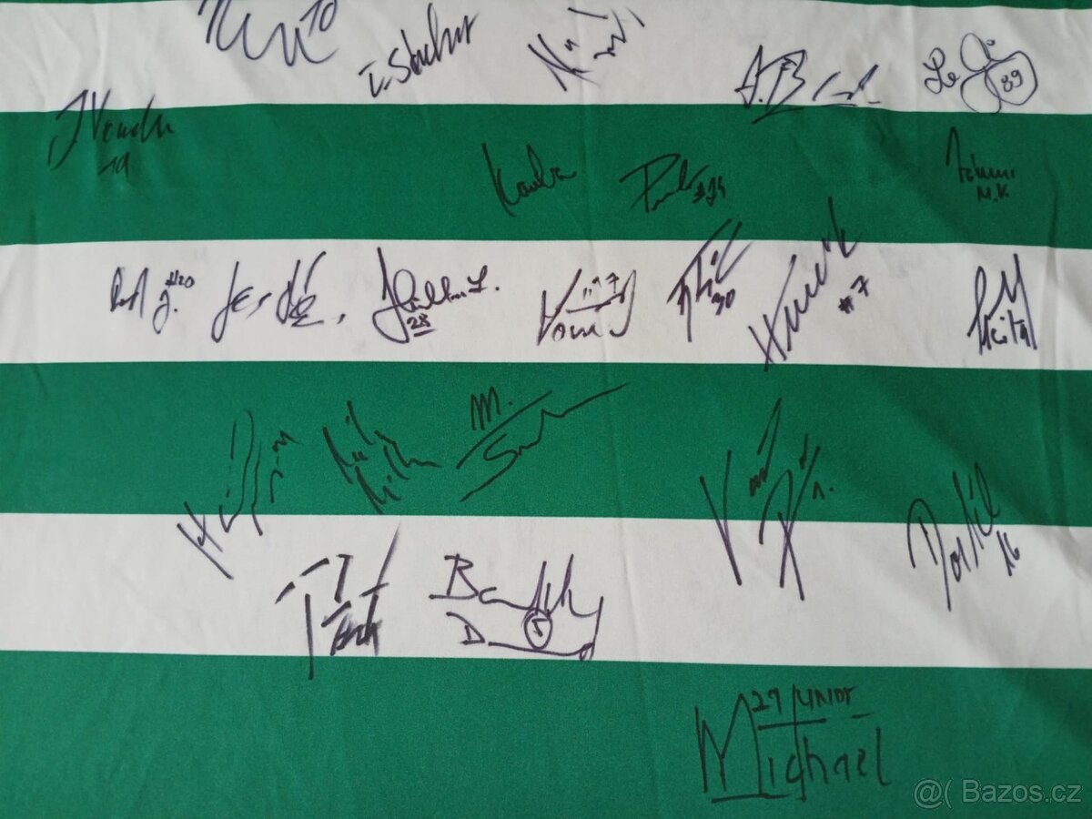 Fotbalový dres Bohemians 1905 Podepsaný - 5