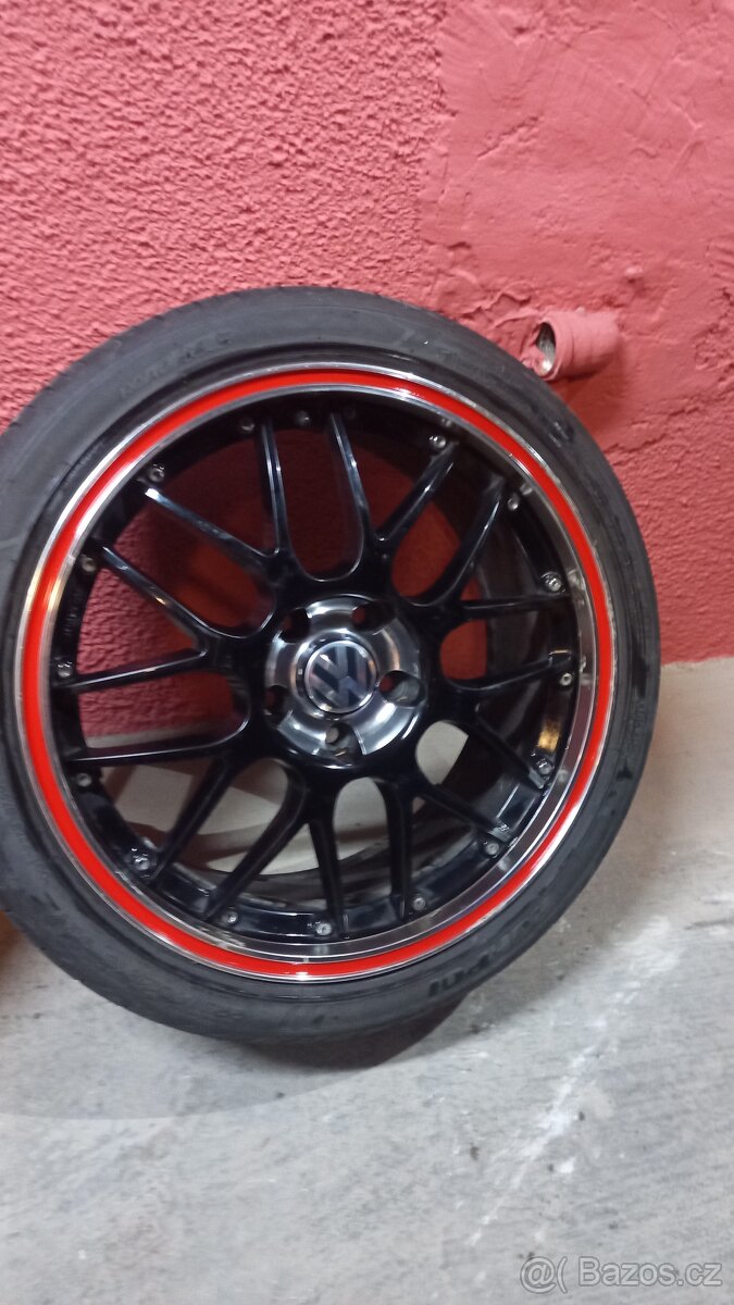 Alu Platin 18" 5x112 letní pneu 225/40 - 5
