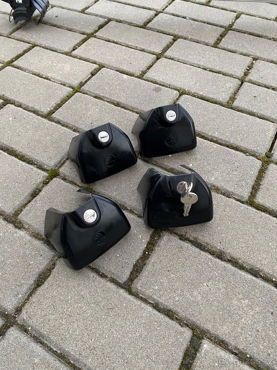 Příčný střešní nosič Škoda se zámkem - Kodiaq, Superb - 5