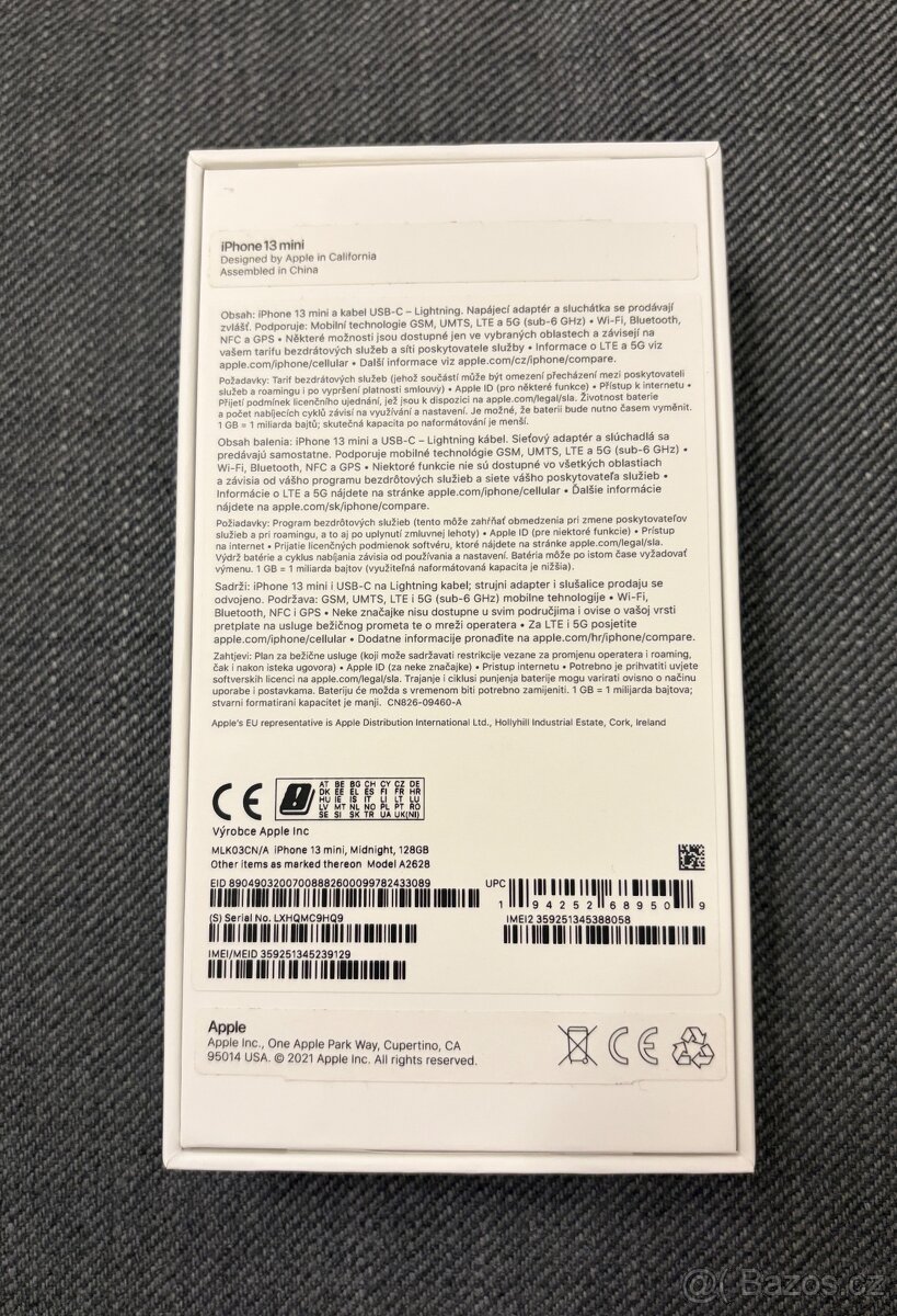 iPhone 13 mini 128 GB černý - 5