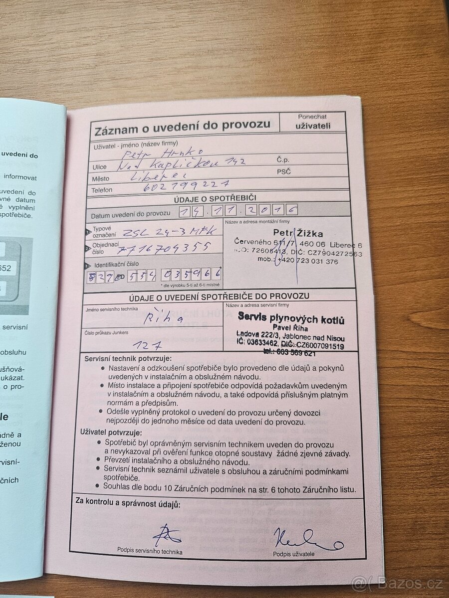 Plynový kotel Junkers CreaClass Excellence ZSC24 atmosfericý - 5