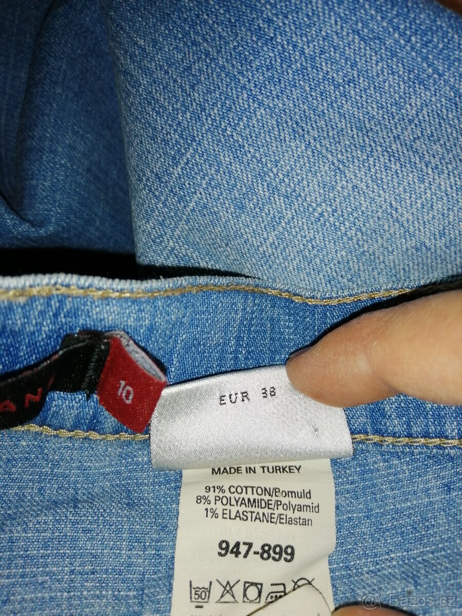 Džíny, ¾ délka, zn. NEXT, vel. 38 - 5