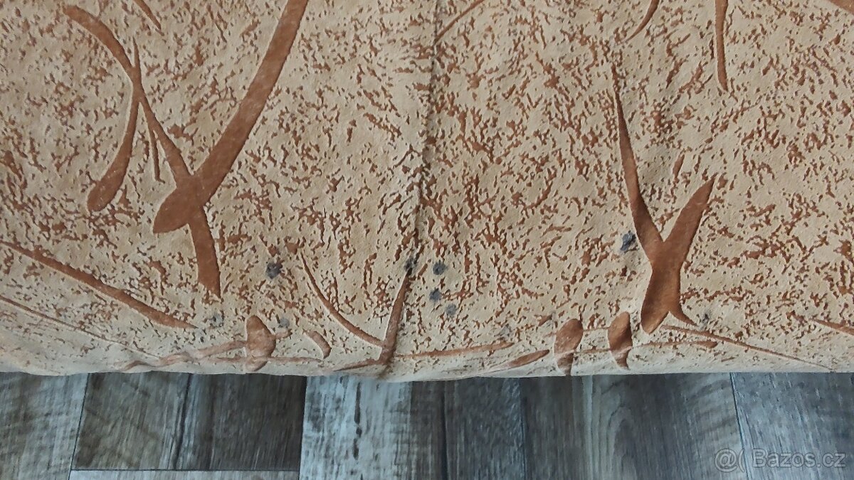 Gauč rustikální,rozkládací+konf.stůl - 5