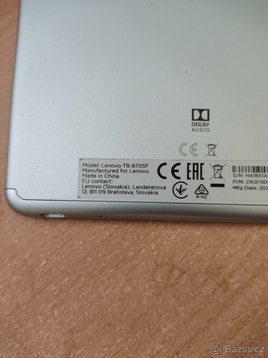 PC:+3700KČ LENOVO TAB M8 32GB ŠEDÁ TB-8705F IHNED K ODBĚRU - 5