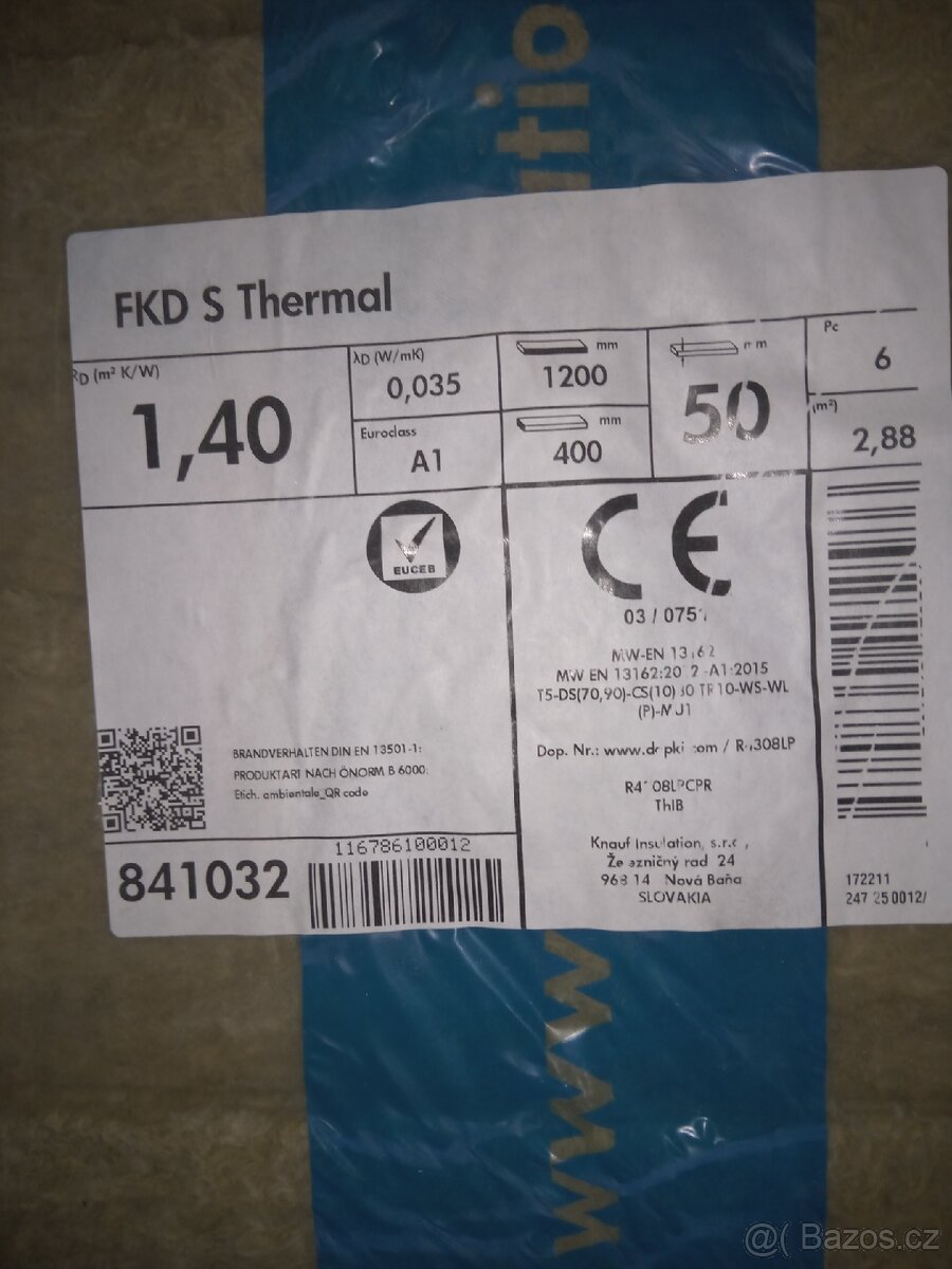 Tepelná izolace Knauf FKD S Thermal 100 mm,50 mm - 5