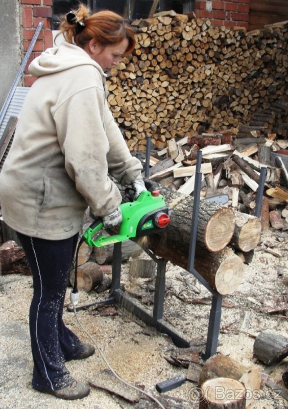 Stojan na řezání dřeva Pořízek Standart modrý - 5