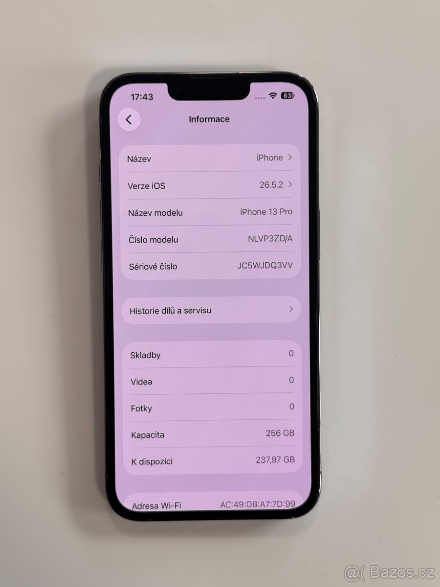 iPhone 13 Pro 256GB - 100% baterie - 5