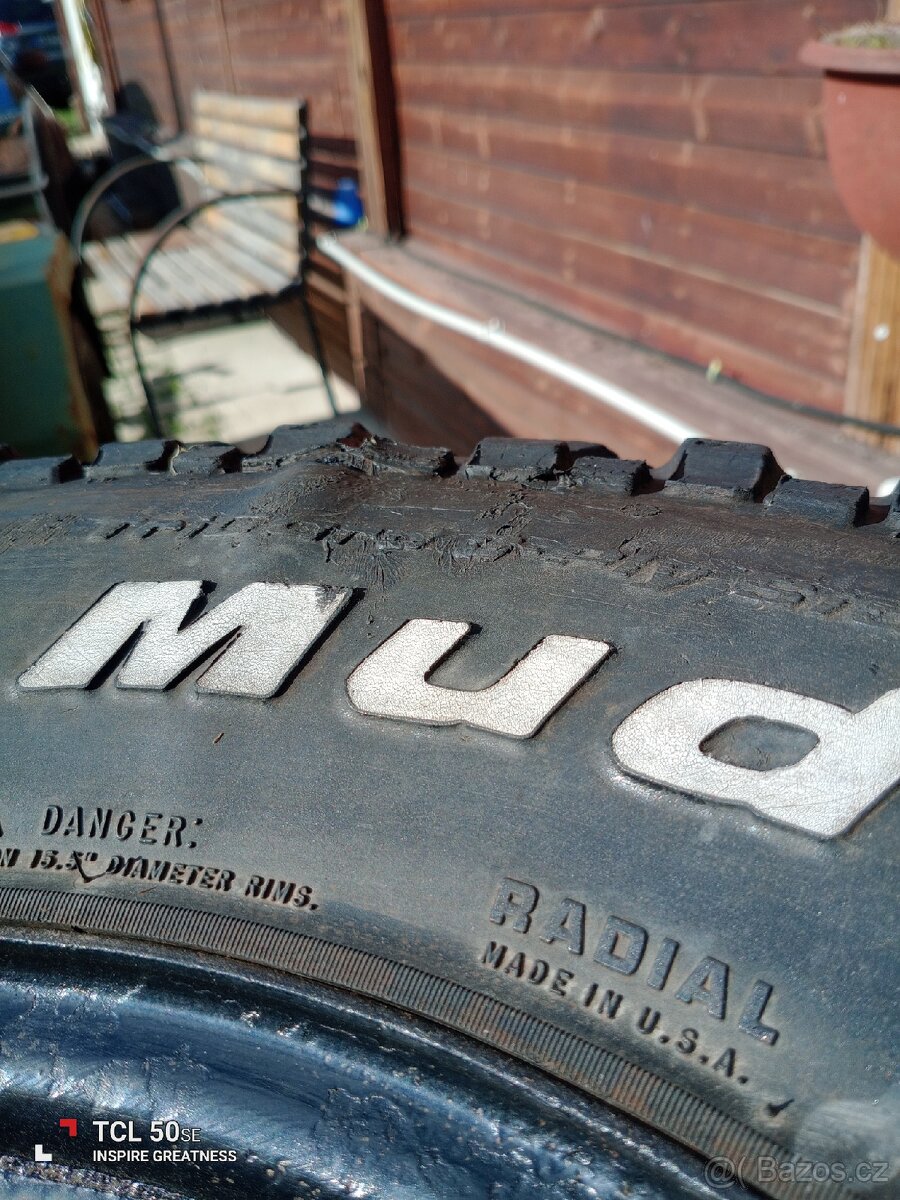 4ks disk R15 (6x139,7)+ 4ks pneu 31x10,5R15