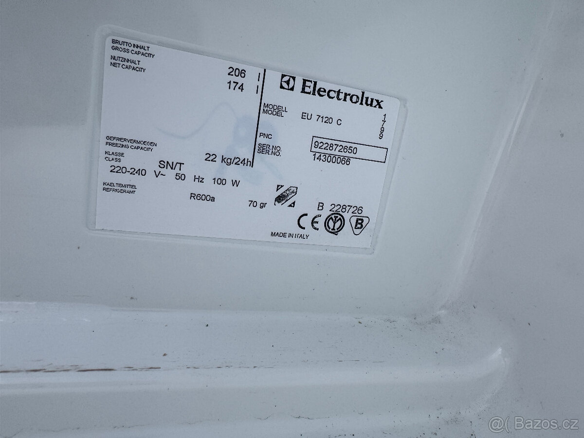 Mrazák Electrolux 7 šuplíkový - 206 litrů - 5