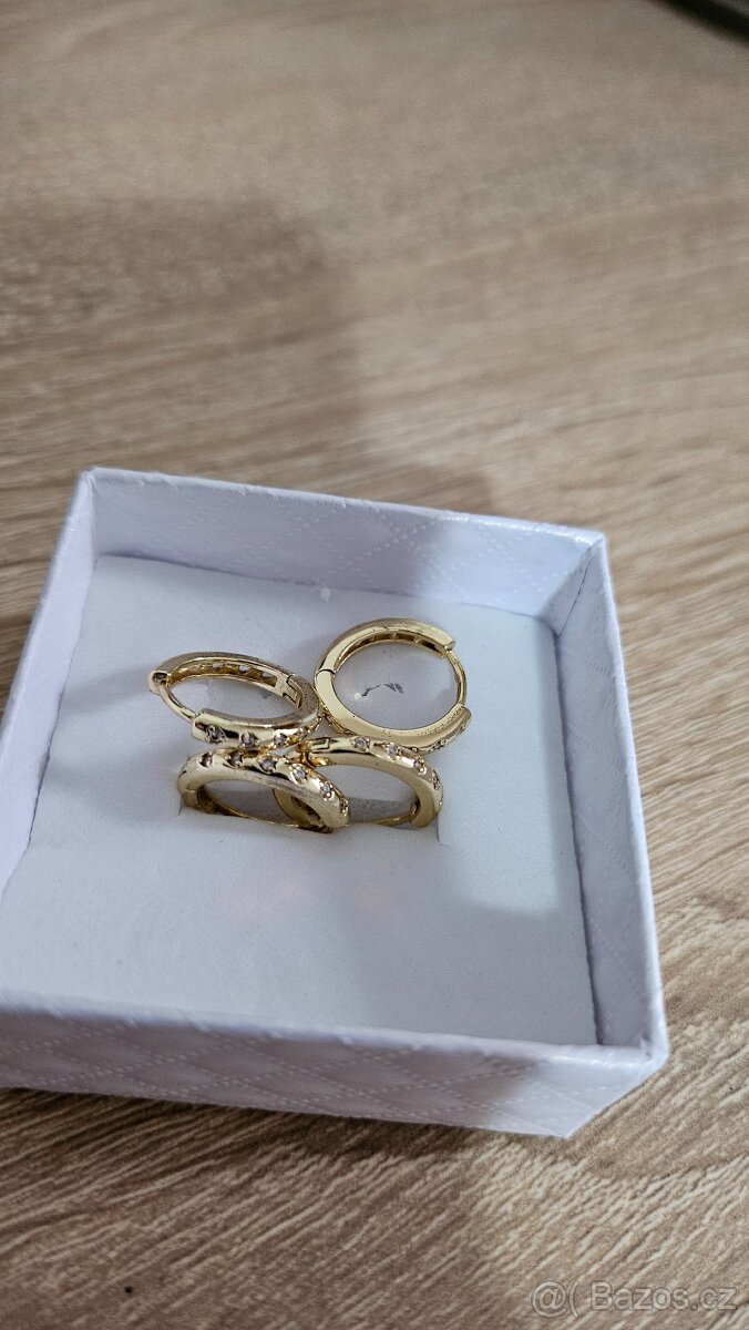 Naušnice kroužky a pecičky - 5