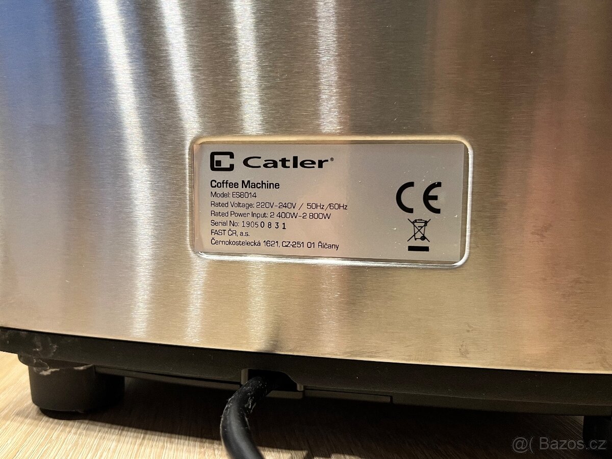Pákový kávovar Catler ES 8014 58 mm - 5