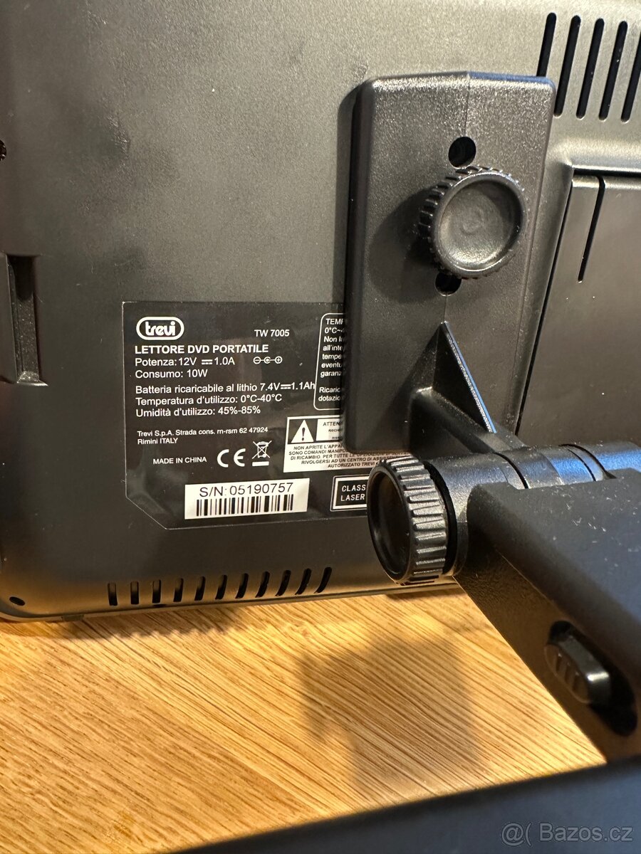Prenosny DVD prehravac do auta Trevi - 5