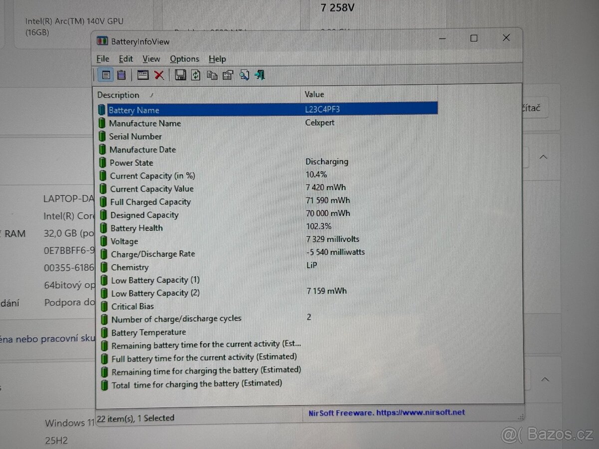 Lenovo Yoga Slim 7 15ILL9 IPS 2K 120Hz U7 32GB 1TB W11P DPH - 5