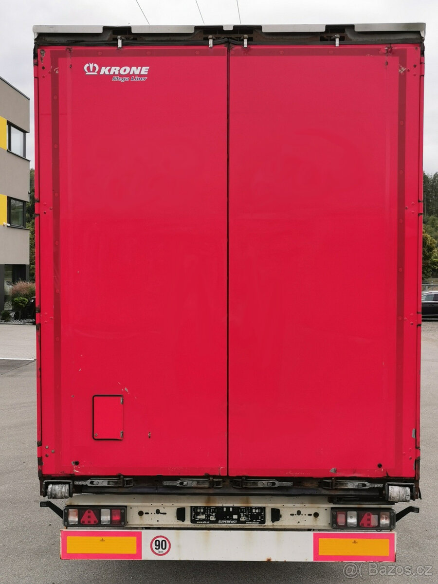 Prodám valníkový návěs KRONE SD low deck - 5