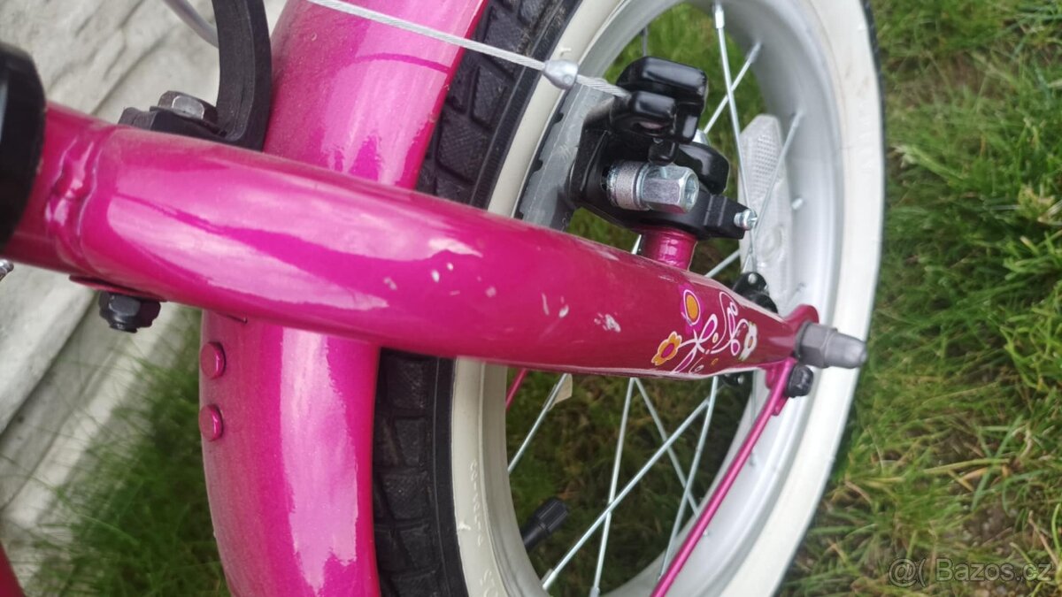 Dětské kolo Bikestar růžovobílé - 5